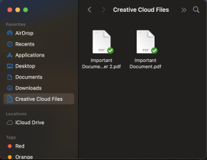 How To Check for Files in Creative Cloud Synced Files and Save Them ...